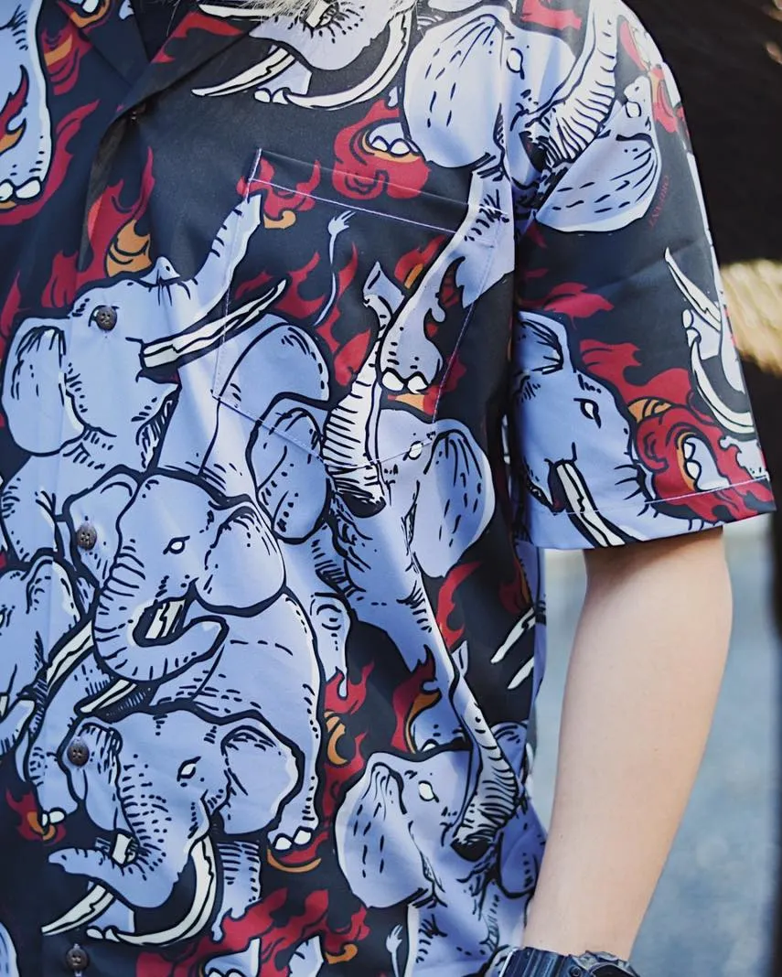 100 elephant  HAWAII ORIFANT SHIRT