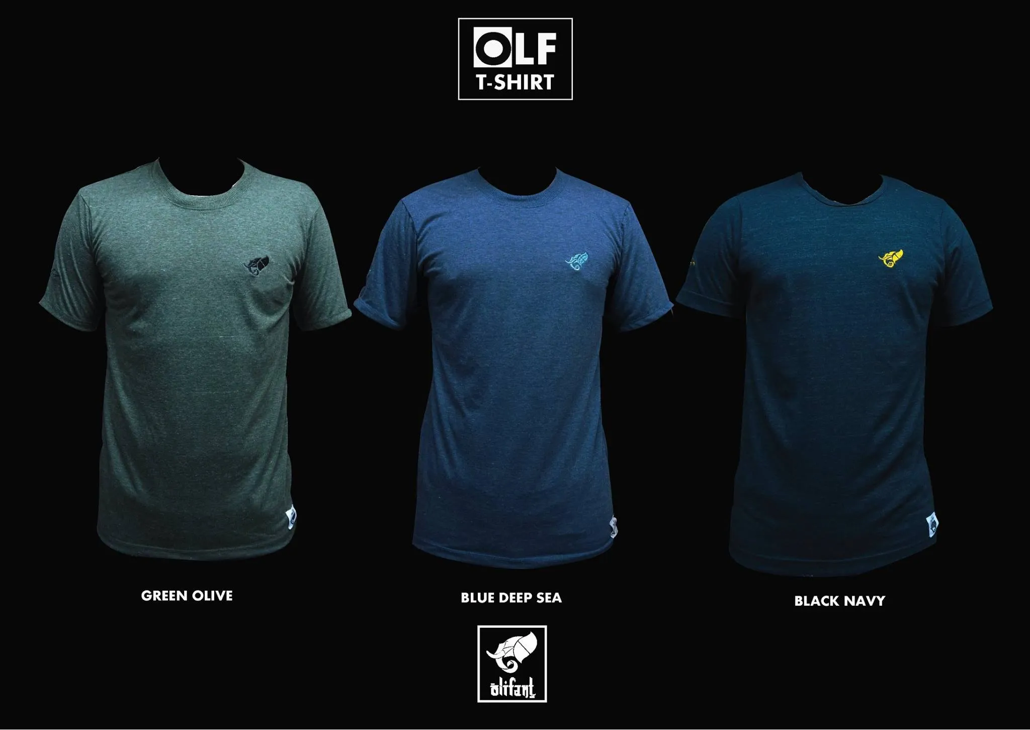 the olifant denim เสื้อยืดผ้า cotton lot 2