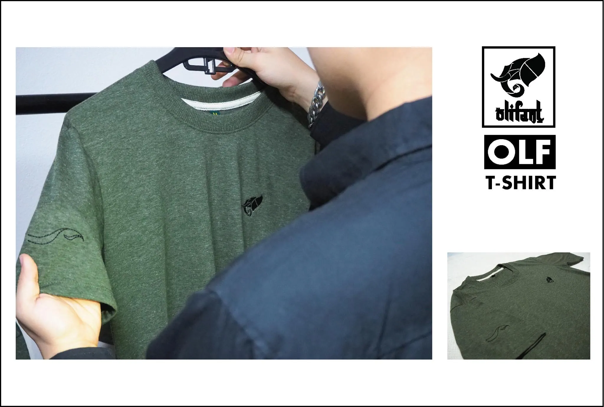 the olifant denim เสื้อยืดผ้า cotton lot 2