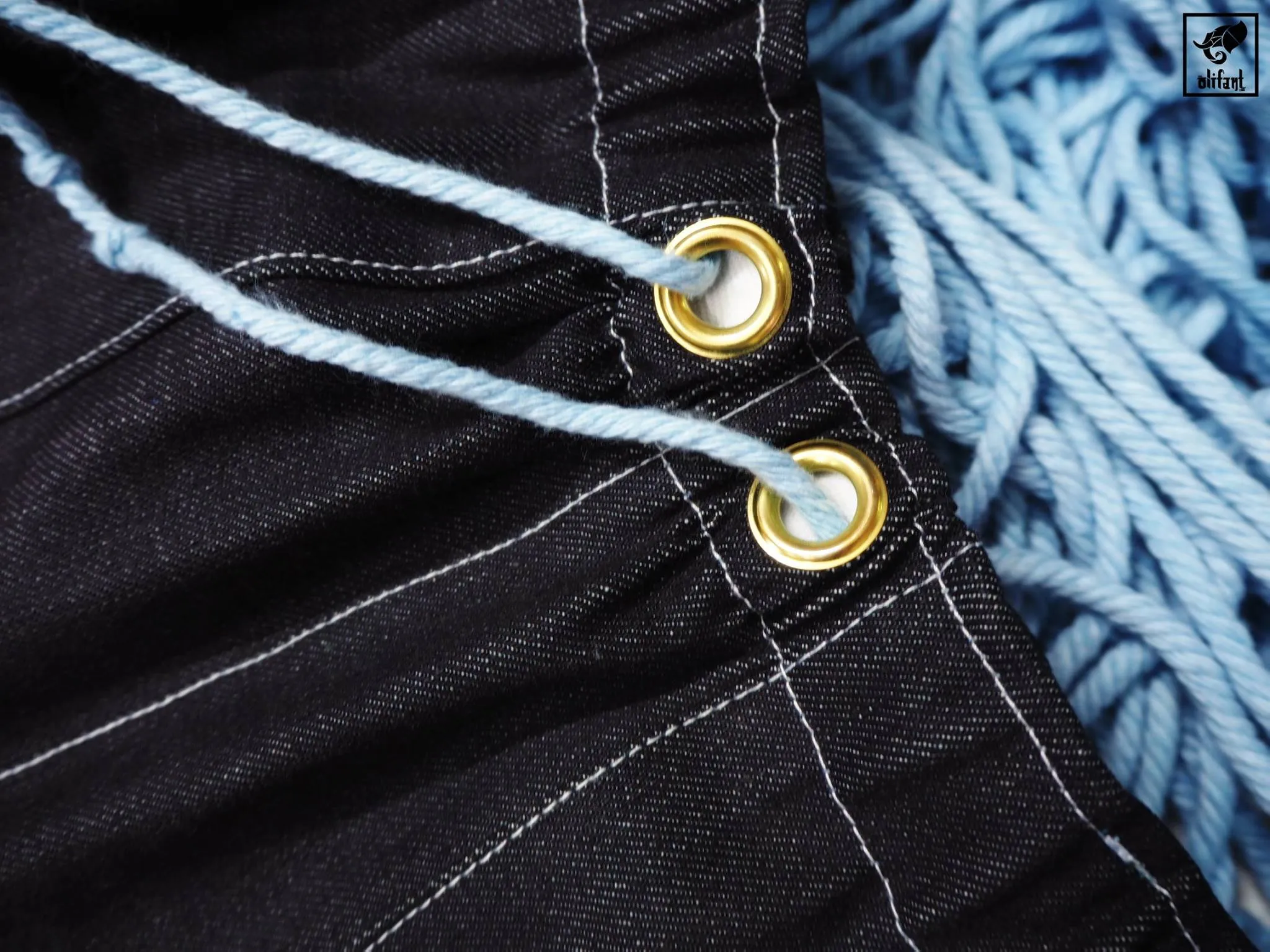 the olifant denim basic pants