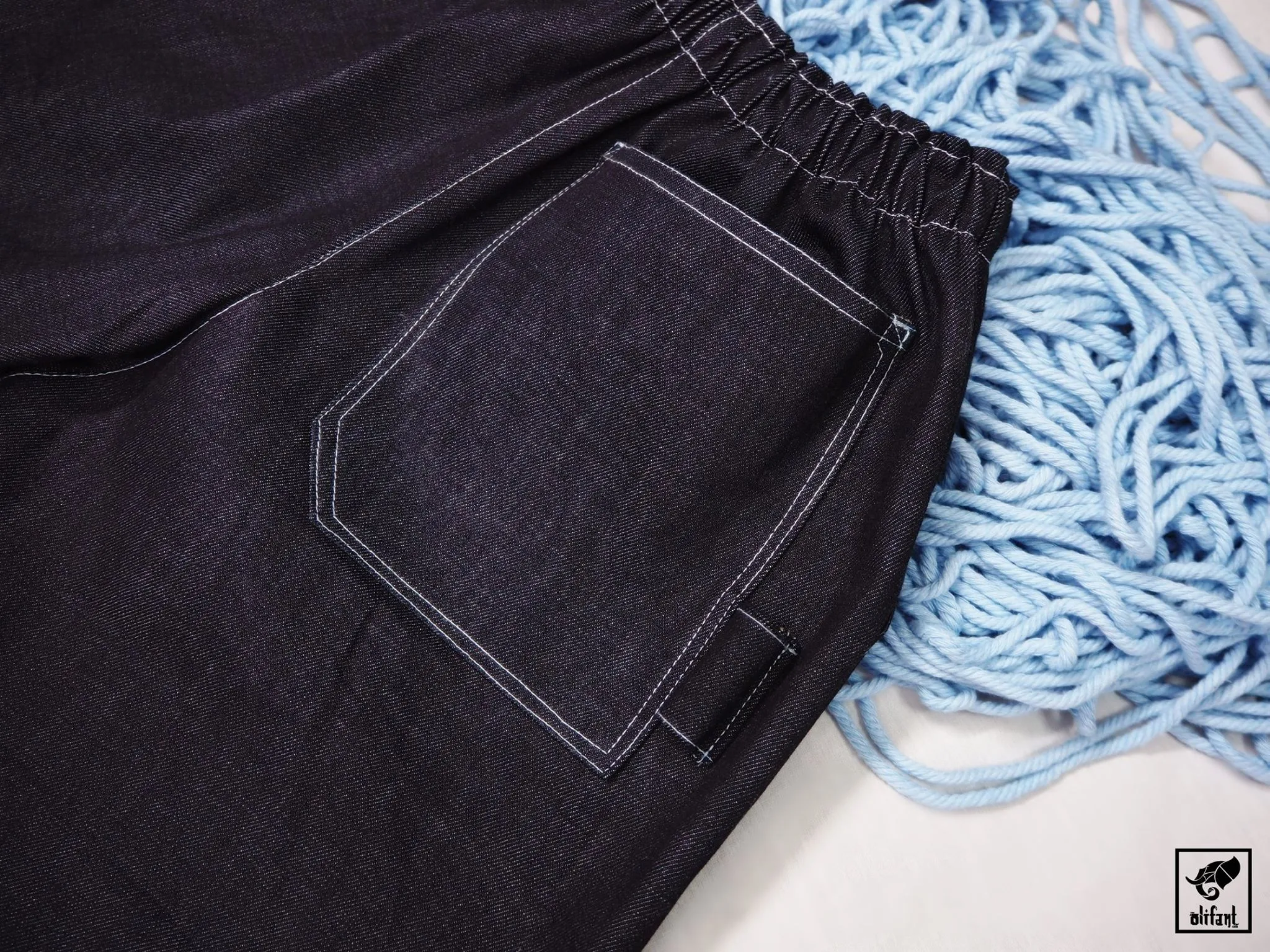 the olifant denim basic pants
