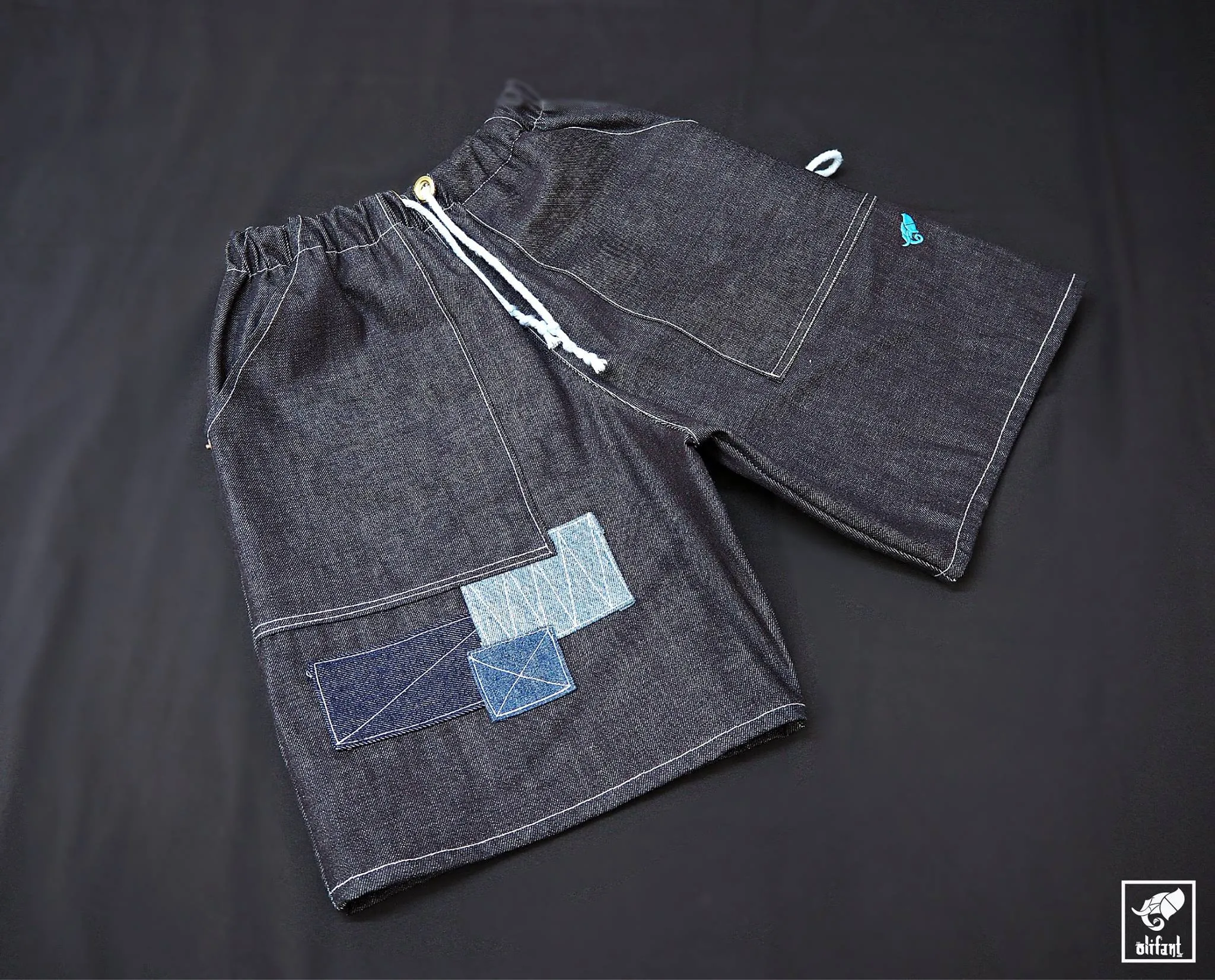 Olifant patchwork Pants (LOT : 14 13 12 11)