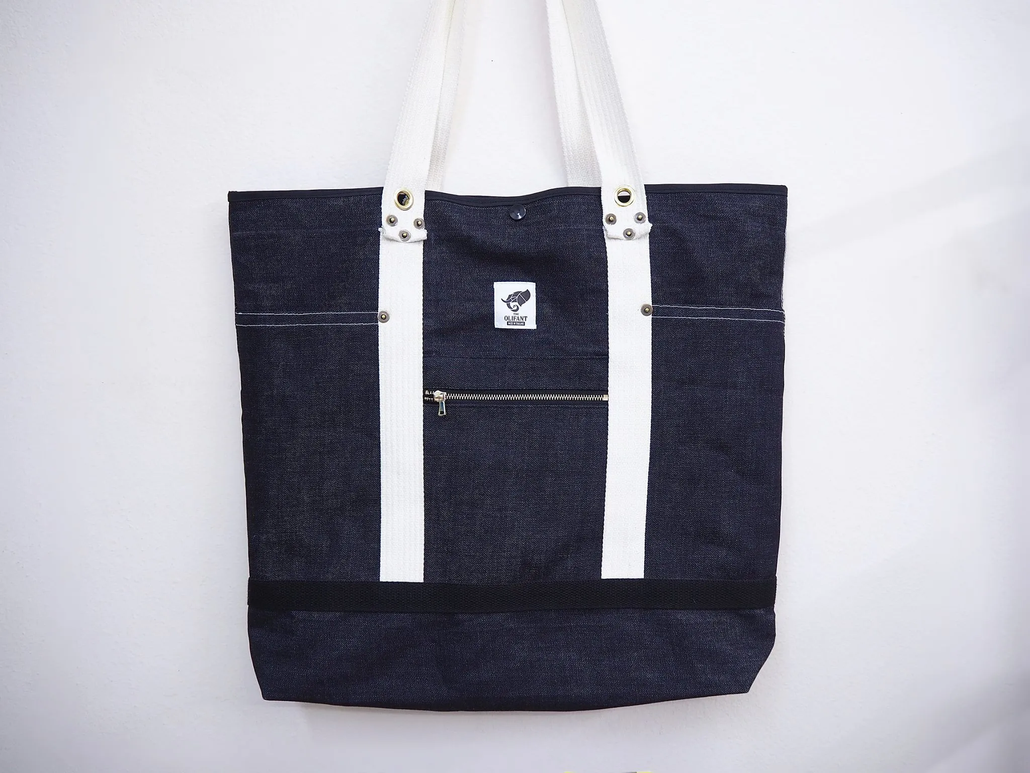 Olifant Tote bag : 14oz. japan denim