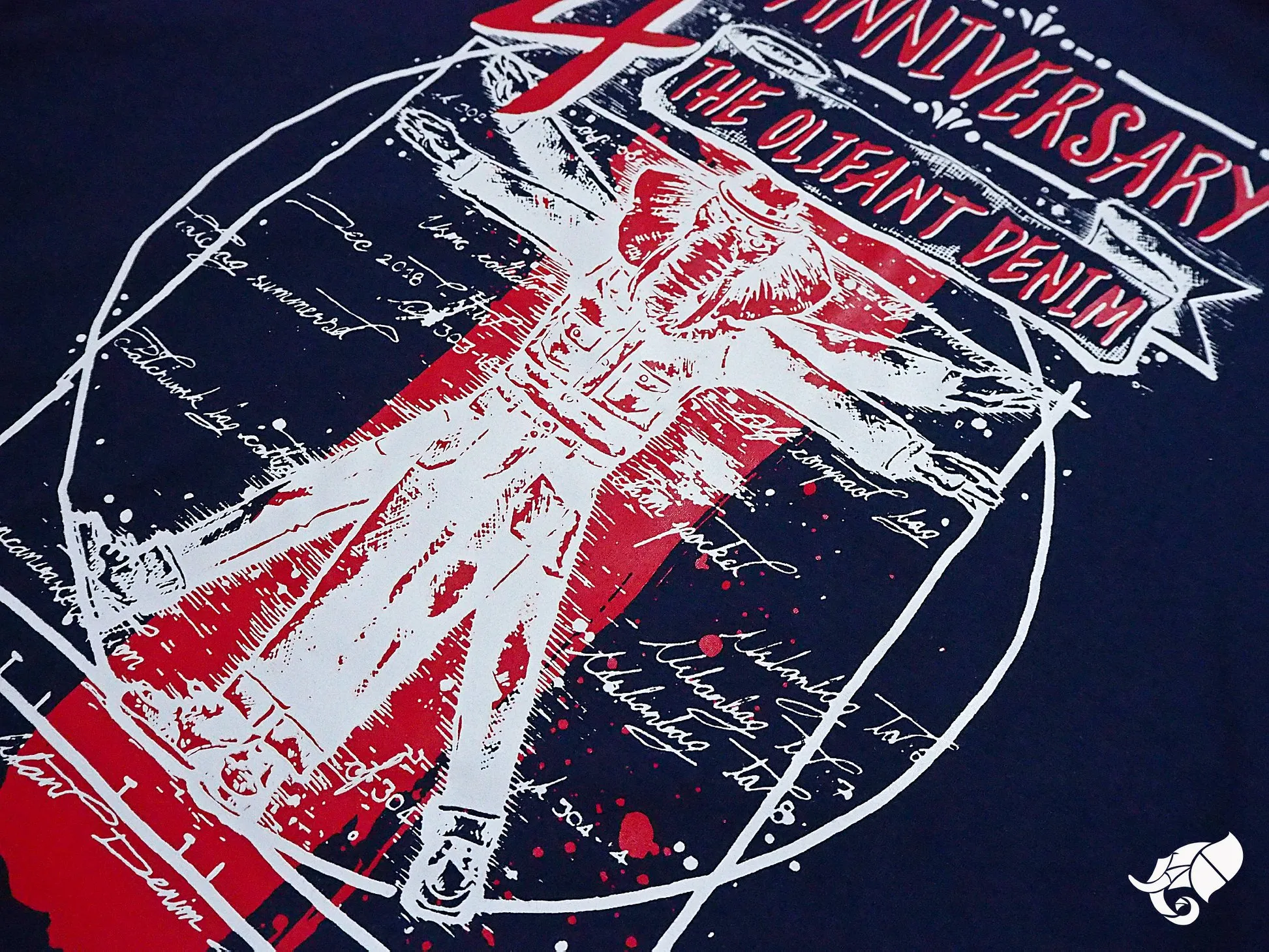 เสื้อยืดครบรอบ 4 ปีของทางแบรนด์ the olifant denim