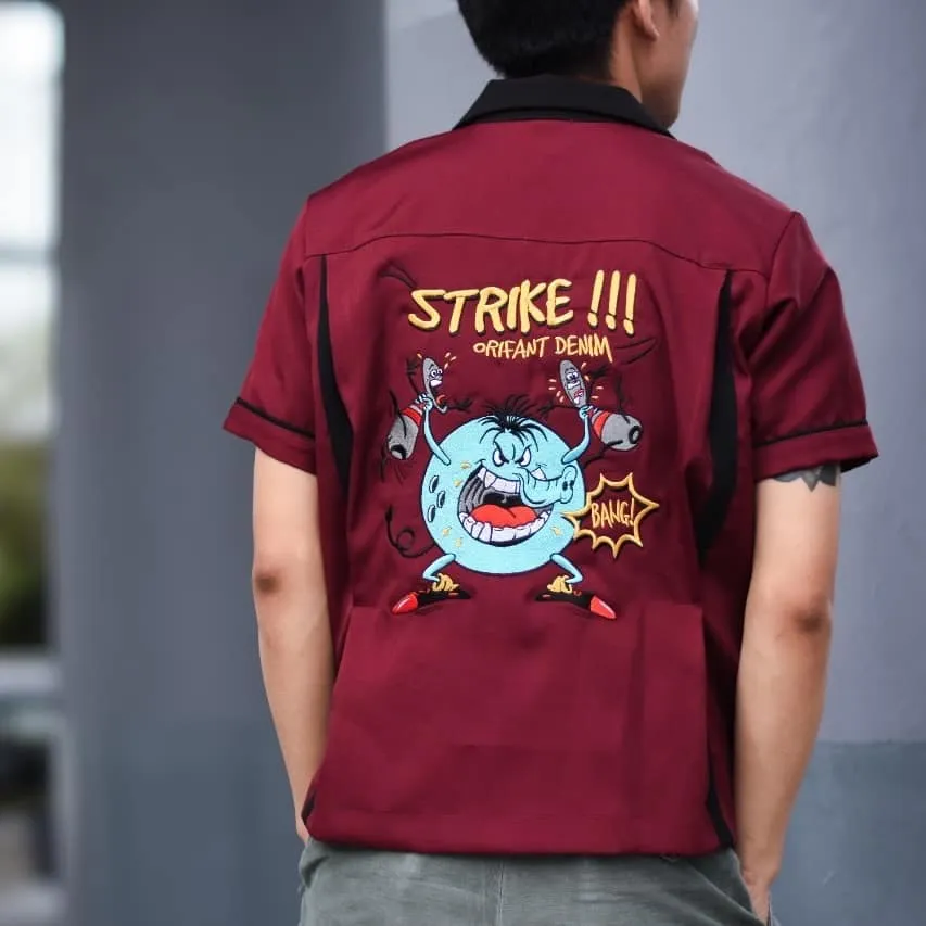 strike bowling shirt