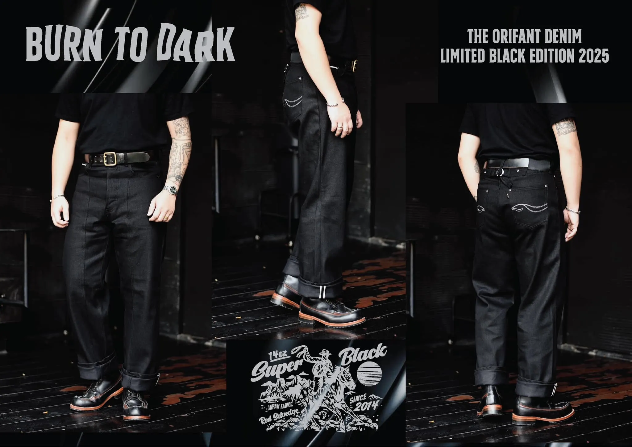 “BURN TO DARK” limited black edition