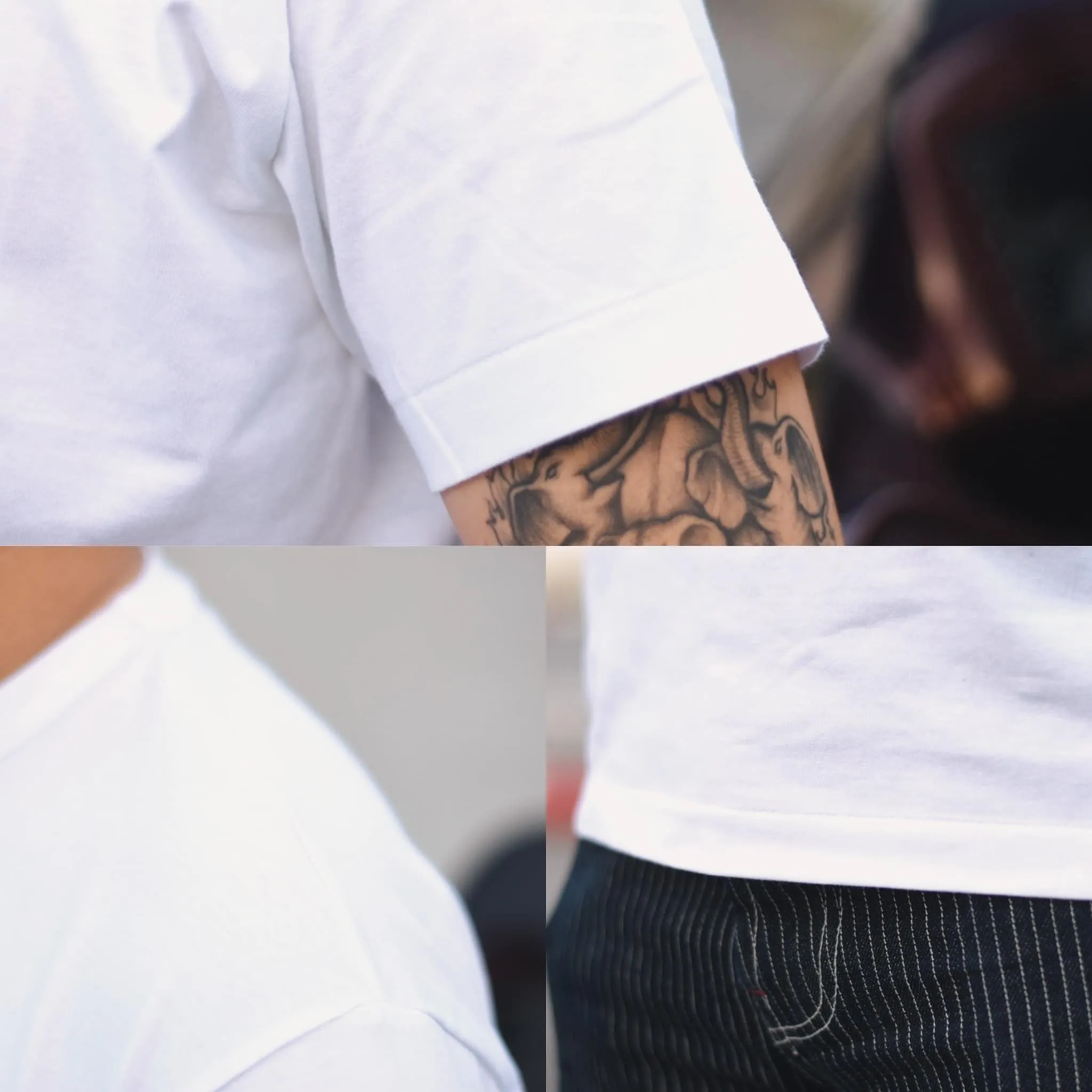 "V-GUSSET" orifant primium tee
