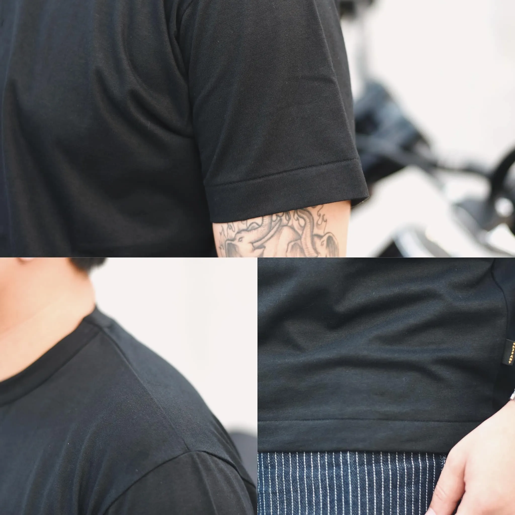 "V-GUSSET" orifant primium tee