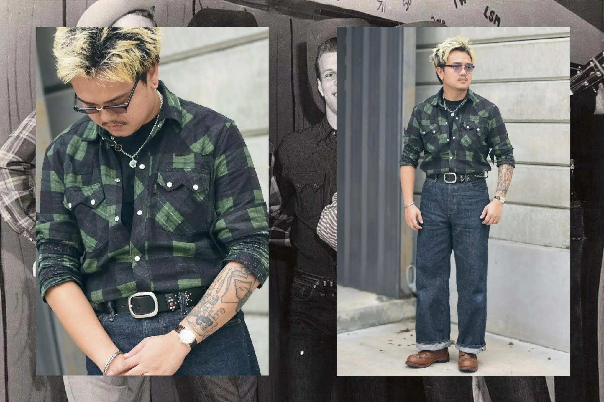 WESTERN PLAID SHIRT three color limited - Image 2