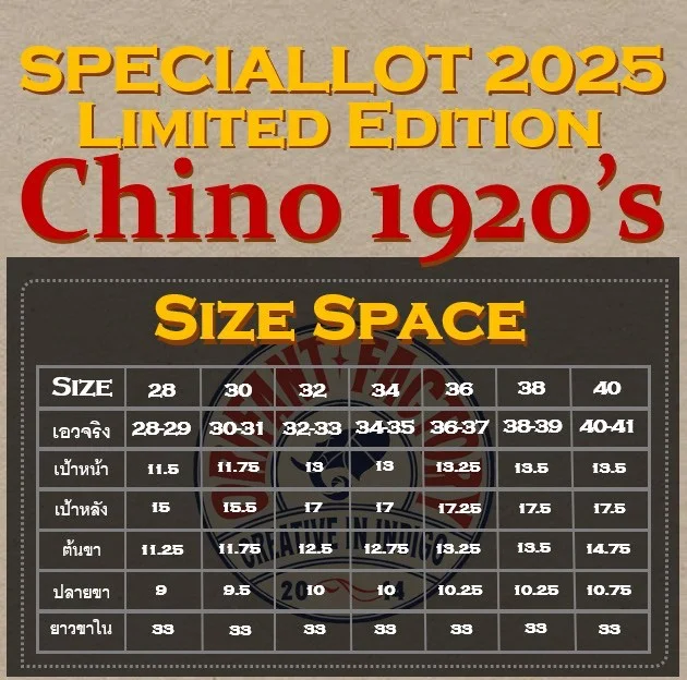 ORIFANT “Special Lot 2025” กางเกง Chino Denim - Image 7